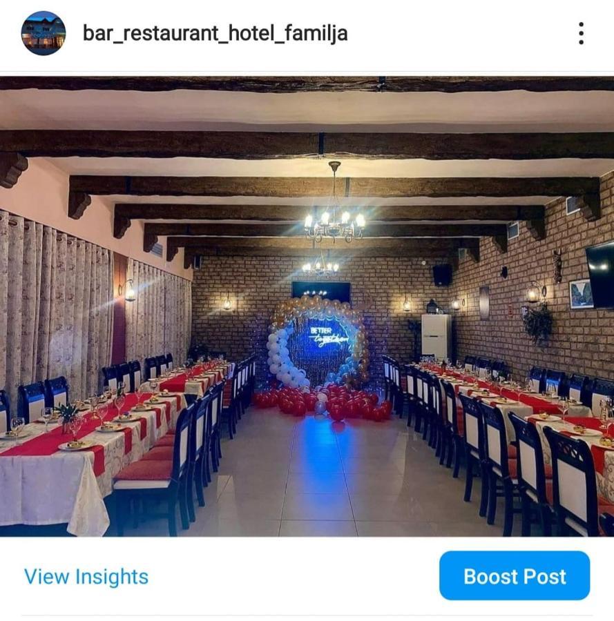Bar-Restaurant-Hotel-Familja Klos Esterno foto